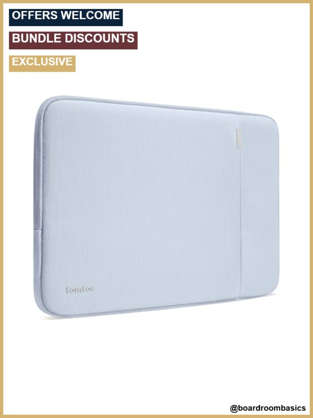360° Protective Laptop Sleeve for 13-inch MacBook Air Military-Grade
